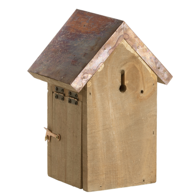 Nido Pajaros con Techo Cobre